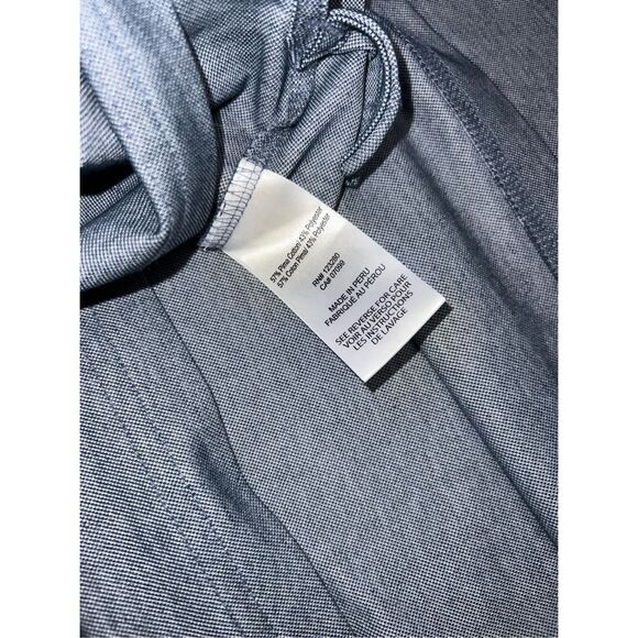 Travis Mathew Blue Gray Iridescent Golf Polo Size XL #39 - Picture 5 of 5
